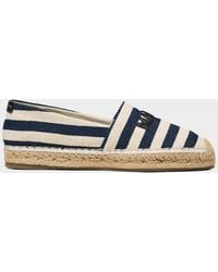Marc Jacobs - The Striped Canvas Espadrilles - Lyst