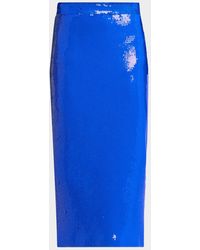 Sergio Hudson - Sequined Midi Pencil Skirt - Lyst