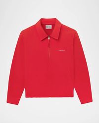 FRAME - Apos;S X Sotheby's Cotton Zip-Up Bomber Jacket - Lyst