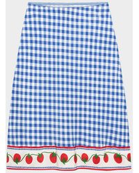Rails - X Giadzy Grazia Gingham Tomato Skirt - Lyst