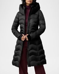 SOIA KYO Saundra Parka in Black Lyst