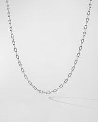 David Yurman - Dy Madison Chain Necklace In Silver, 3mm, 18"l - Lyst