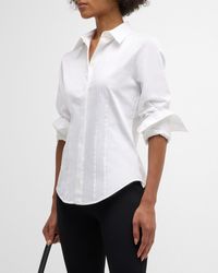Helmut Lang - Fitted Button-Front Shirt - Lyst
