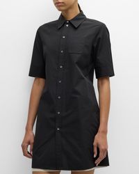 Co. - Short-Sleeve Patch-Pocket Llared Tunic Shirt - Lyst
