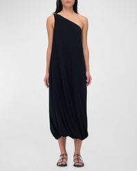 Another Tomorrow - One-Shoulder Bubble Sheath Dress - Lyst