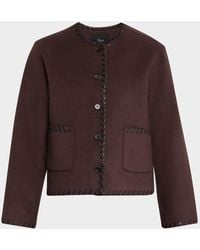 Rails - Melanie Boxy Wool-Blend Jacket - Lyst