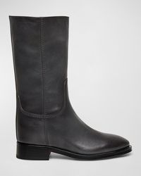 Santoni - Fleeces Leather Boots - Lyst