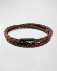 Tateossian - Chelsea Double-Wrap Braided Bracelet - Lyst