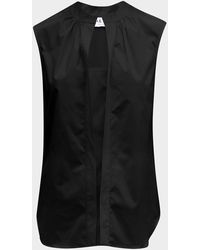 Callas Milano - Olympia Sleeveless Cotton Poplin Blouse - Lyst