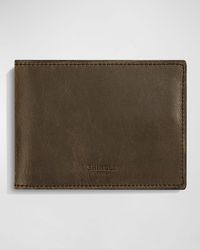 Shinola - Slim Leather Bi-Fold Wallet - Lyst
