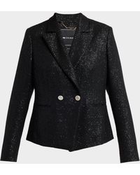 Kiton - Paillette Double-Breasted Blazer Jacket - Lyst