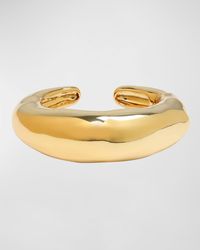 Alexis - Large Molten Hinged Cuff Bracelet - Lyst