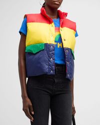 Mother - The Pillow Talk Colorblock Puffer Vest - Lyst