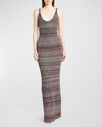 Missoni - Mesh Knit Maxi Dress With Sequins - Lyst