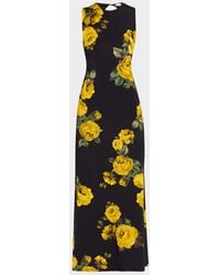 Alice + Olivia - Delora Open-Back Sleeveless Maxi Dress - Lyst