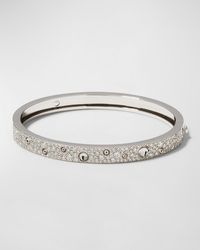 Roberto Coin - Pois Moi Luna 18k Rose Gold Diamond Bangle Bracelet - Lyst