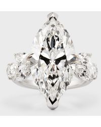 Neiman Marcus - 18K Marquise Lab Grown Diamond Ring, Size 7 - Lyst