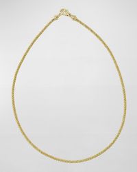Lagos - 3mm 18k Gold Caviar Rope Necklace, 16"l - Lyst