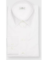 Etro - Tonal Jacquard Dress Shirt - Lyst