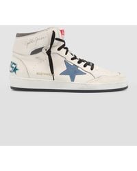 Golden Goose - Sky-star Leather High Top Sneakers - Lyst