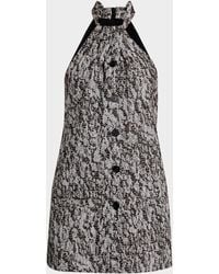 IRO - Elara Woven Halter Mini Dress - Lyst