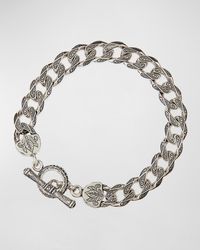 Konstantino - Sterling Silver Flat Link Bracelet - Lyst