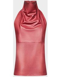 Twp - Friday Night Leather Top - Lyst