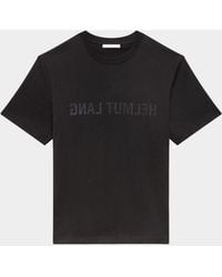 Helmut Lang - Apos;S Reverse Logo Cotton T-Shirt - Lyst