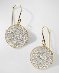 Ippolita - 18k Gold Stardust Medium Flower Drop Earrings With Diamonds - Lyst