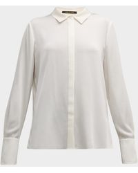 Kobi Halperin - Larissa Split-Cuff Button-Down Blouse - Lyst