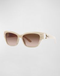 Lauren by Ralph Lauren - Gradient Embellished Cut-Out Acetate Butterfly Sunglasses - Lyst