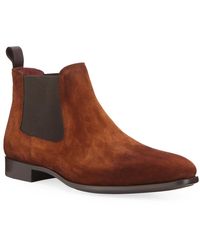 magnanni suede boots