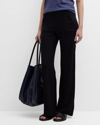 Majestic Filatures - French Terry Wide-Leg Trousers - Lyst