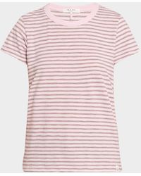 Rag & Bone - The Slub Striped Tee - Lyst
