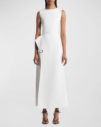 Maticevski - Mannerism Structured Thigh-Slit Sleeveless Ankle Dress - Lyst