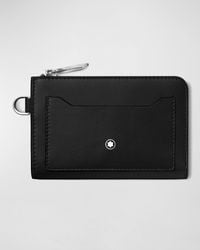 Montblanc - Meisterstück Key Pouch Leather Zip Card Holder - Lyst