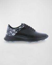 Robert Graham - Austwell Leather Golf Sneakers W/ Spikes - Lyst