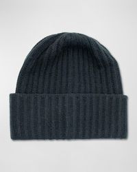 Portolano - Ribbed Slouch Cuff Cashmere Beanie - Lyst