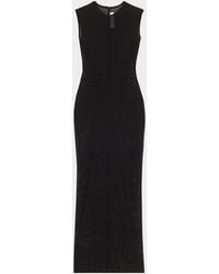 Alex Perry - Power Mesh Sleeveless Midi Dress - Lyst