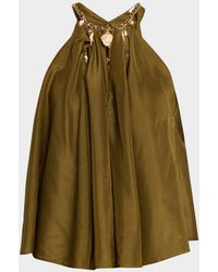 Zimmermann - Mahon Silk Chain Blouse - Lyst
