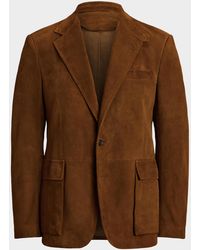 Polo Ralph Lauren - Apos;S The Rl67 Suede Two-Button Sport Jacket - Lyst