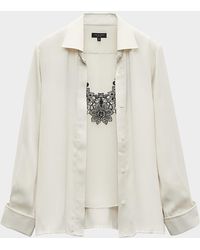 Rag & Bone - Venus Lace Cami Blouse - Lyst