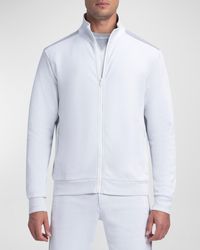 Bugatchi - Double-Sided Comfort Knit Full-Zip Sweatshirt - Lyst