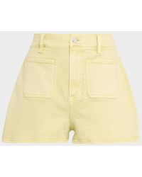 Veronica Beard - Elijah Patch Pocket Denim Shorts - Lyst