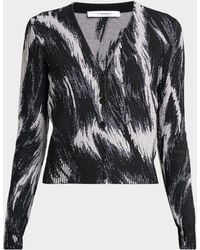 Givenchy - V-Neck Cropped Cardigan - Lyst