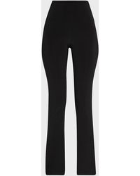 Norma Kamali - Boot-Cut High-Waist Pants - Lyst