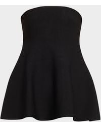 Jonathan Simkhai - Ioanna Strapless Peplum Top - Lyst