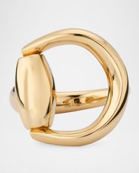 Gucci - Horsebit 18K Ring - Lyst