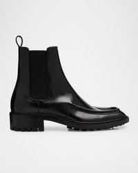 Saint Laurent - Apos;S Joe Smooth Leather Lug-Sole Chelsea Boots - Lyst