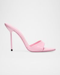 Paris Texas - Lidia Patent Leather Stiletto Mule Sandals - Lyst
